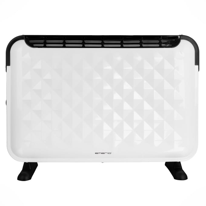 Emerio Convector Verwarmer - 18 m² - 3 Temperatuur instellingen - Indicatielampje - Vrijstaand - 2000W - CH-106492.4 Wit