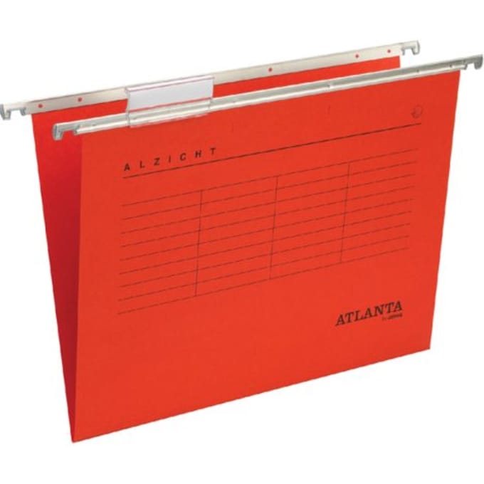 Hangmap Djois Alzicht A4 frontaal recycled V-bodem rood