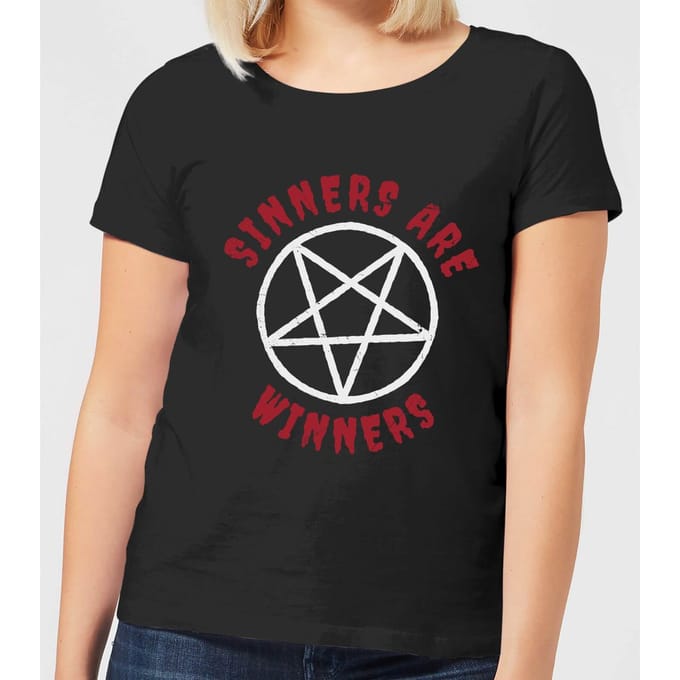 Sinners are Winners Women's T-Shirt - Black - 3XL