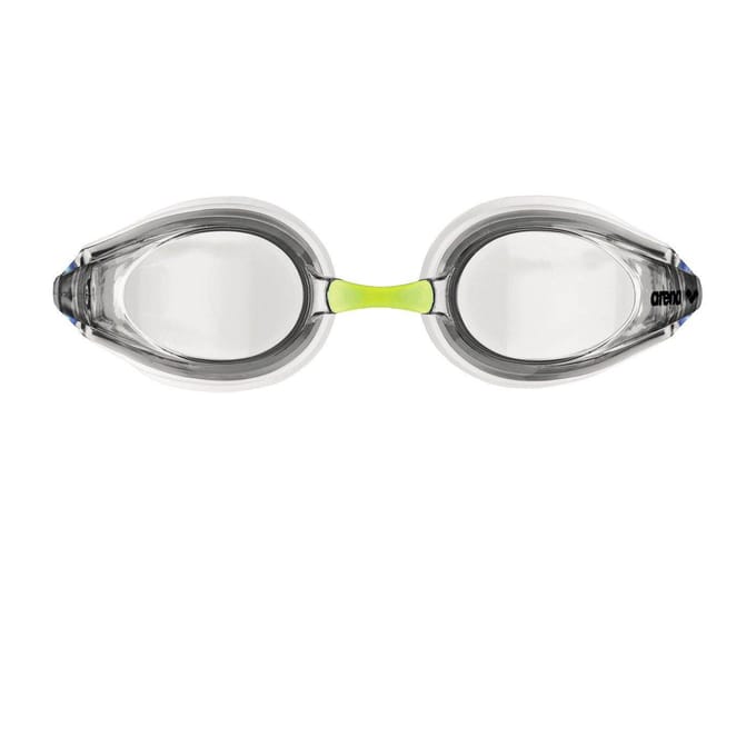Arena Unisex Volwassen Sporen Heldere Zwembril (Wit/helder/blauw)