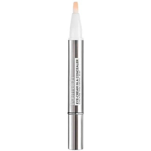 L’Oréal Paris Eyes Cream In A Concealer Verrijkt Met Hyaluronzuur- DW1-2 Ivory Beige