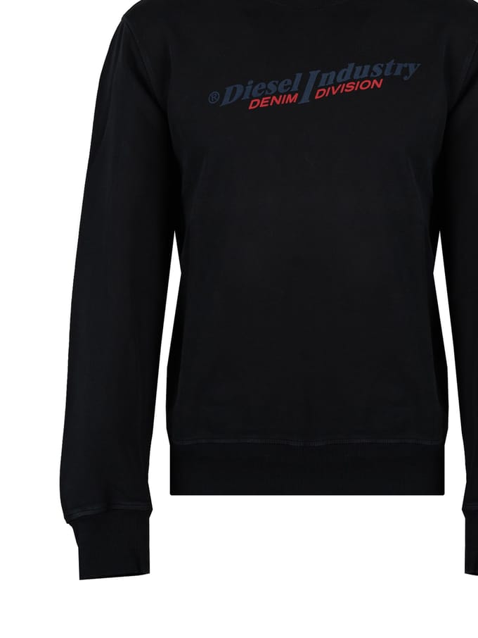 Diesel blouse C-Neck Mannen zwart