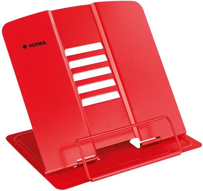 Leesstandaard rood
