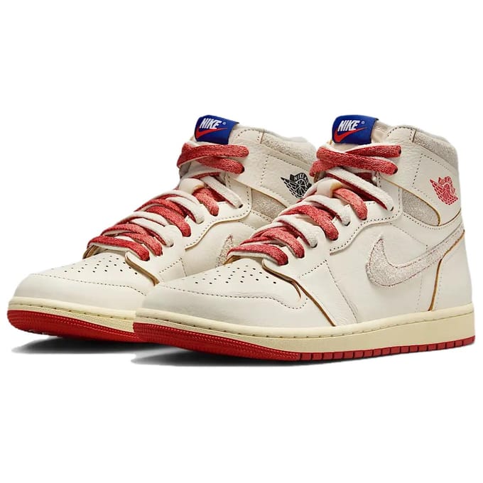 Air Jordan 1 Retro High OG Rare Air - Sail Cinnabar Dames Sneakers Crème Light-Bone DB4612-100 38 beige