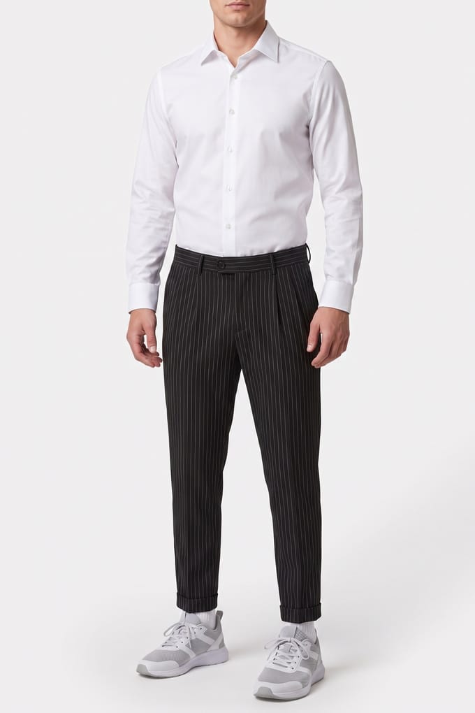 AllSaints Morte Trouser Black/grey Taglia: 33 | Pantaloni Outlet | Uomo | Nero