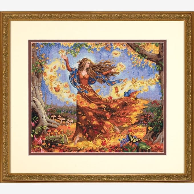 Dimensions borduurpakket herfst fee 70-35262
