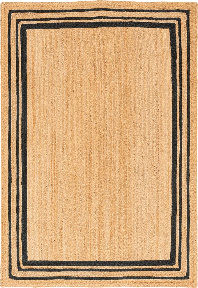 Pergamon Natuurvezel tapijt Jute Salsa boord