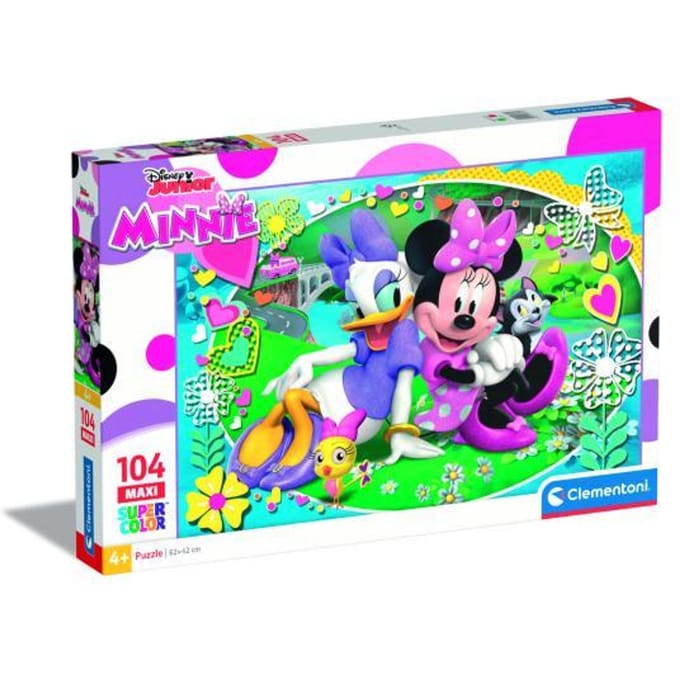 Clementoni - Puzzel - 104 Stukjes - Minnie Mouse Picknick - Kinderpuzzel - Vanaf 4 Jaar