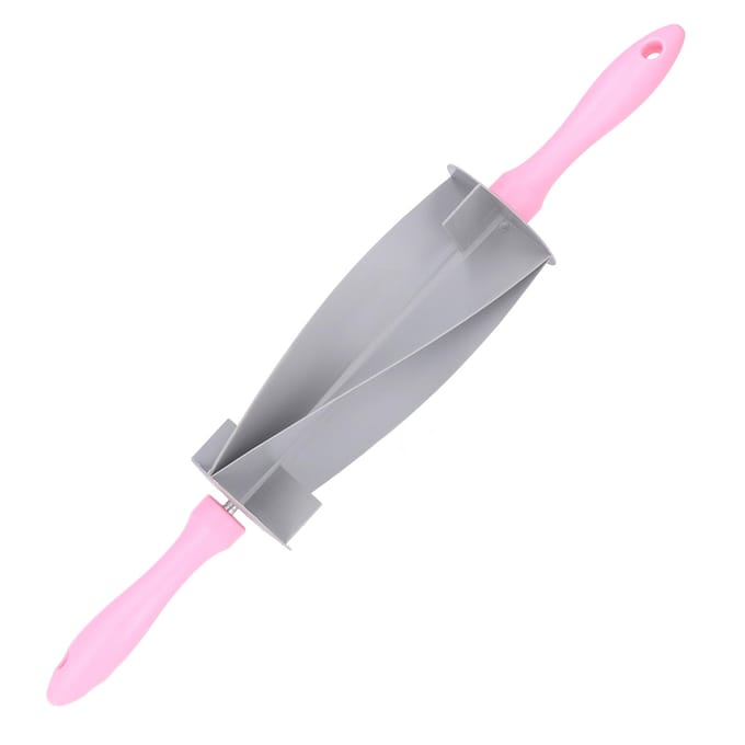 Croissant Deegroller Multifunctioneel Plastic Croissant Snijder Deegroller DIY Keukengadgets Gereedschap L(for 6.5-9kg) gray