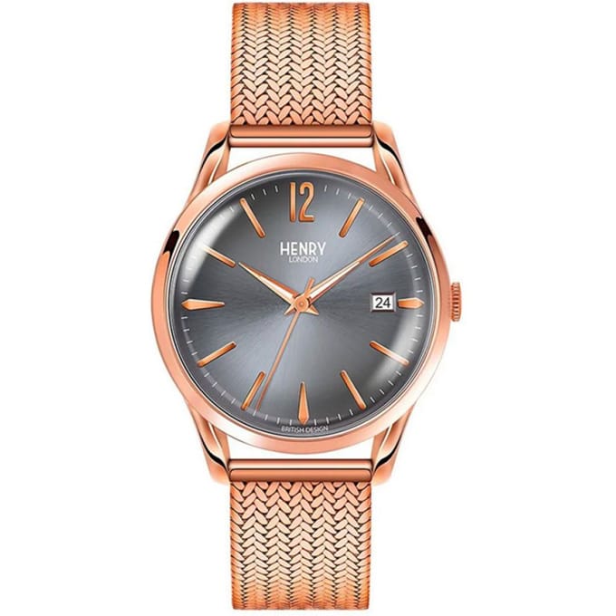 Henry London HL39-M-0118 Unisex Horloge 39mm 3ATM