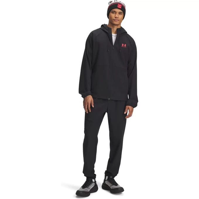 Under Armour Vibe Woven Broeken Heren - Zwart - Maat XL - Poly Woven