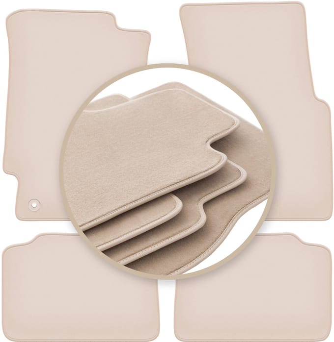 PREMIUM beige vloermatten voor: Honda Civic V hatchback 1991-1996