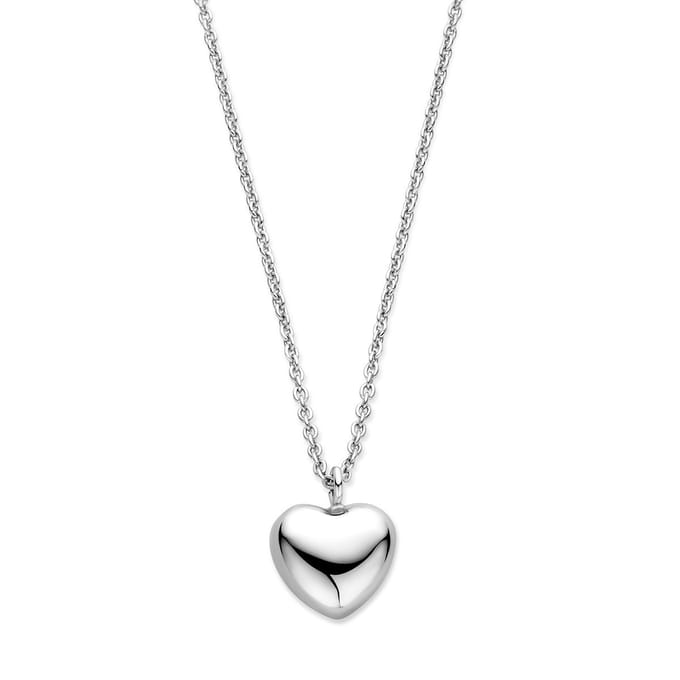 zilver gerhodineerd collier hart 1,5 mm 40 + 5 cm 1338359