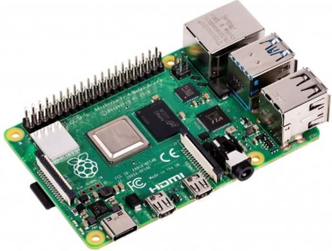 Raspberry Pi 4B - 4 Gb - 2.4 GHz - USB 3.0 - HDMI - BT - Wifi