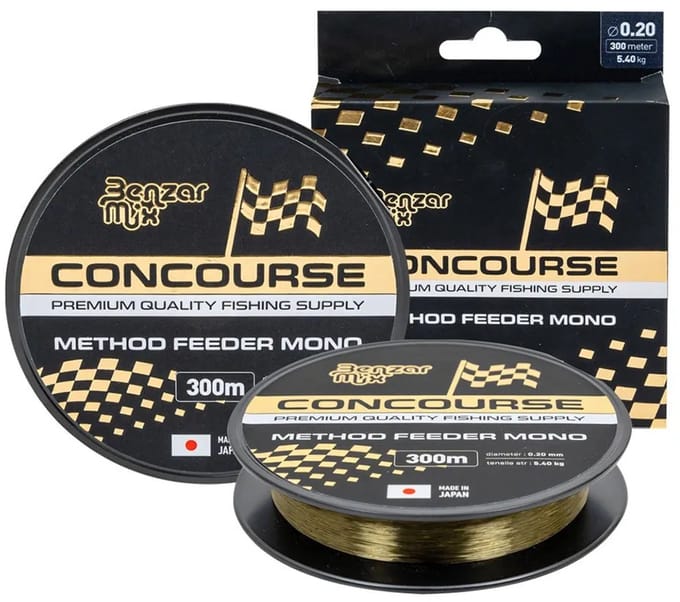 Benzar Mix Concourse Method Feeder 300 M Monofilament Goud 0.200 mm
