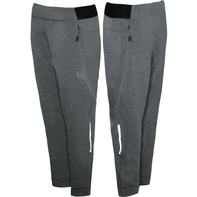 Sergio Tacchini Ion Broek Elastische Taille Heren Grijs Broek 37682 941 A113B