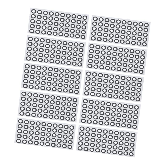 1000 Pièces Marqueur de Numérisation 3D ID 6mm OD 10mm Haute Réflectivité Forte Adhésion Point de Suivi 3D white