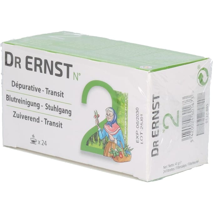 Dr Ernst Thee Nr. 2 Bloedzuiverend 24 Filterzakje