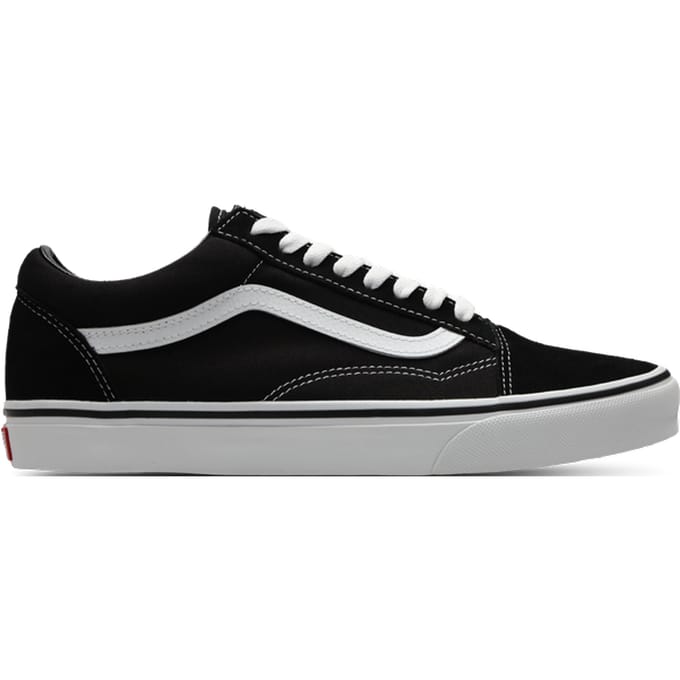Vans Old Skool Sneakers Heren - Zwart - Maat 44.5 - Leer, Textil