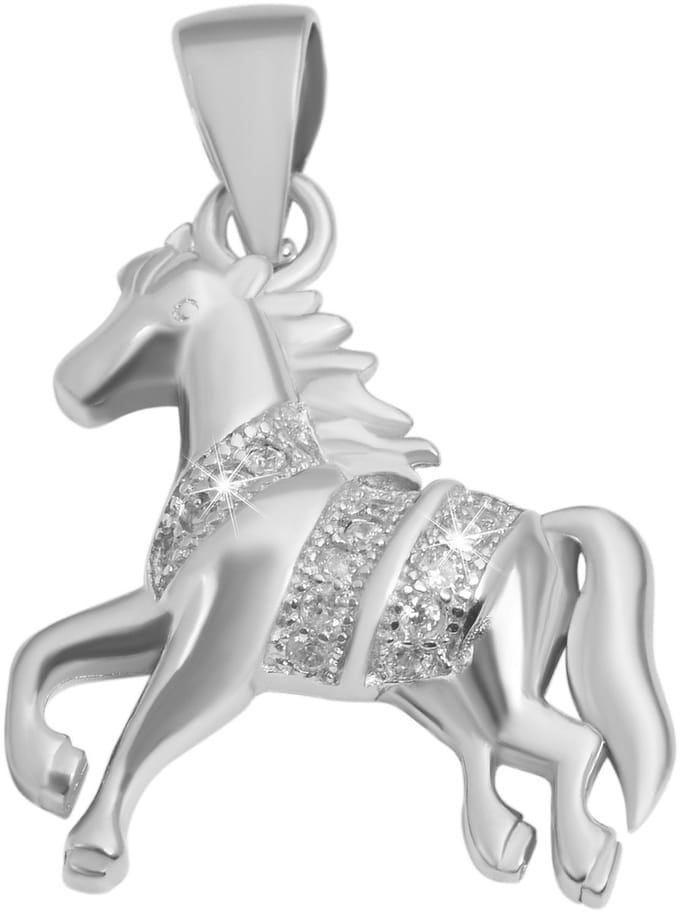 AKZENT Akzent dameshanger "Cesar" van 925 Sterlingzilver, gerodineerd, duurzaam