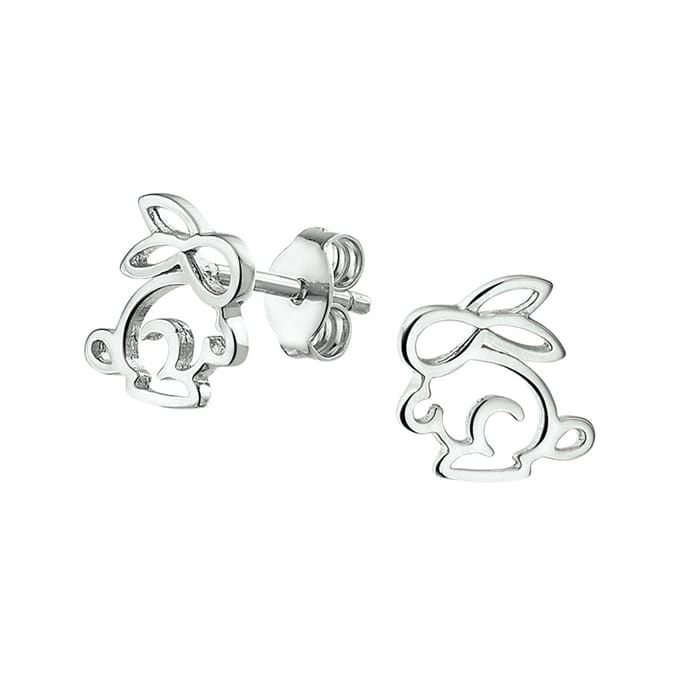 Yep! oorknoppen konijn - Zilver