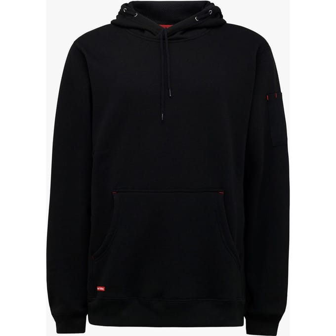 Hard Yakka BORSTELMOLTON Heren Sweater Zwart