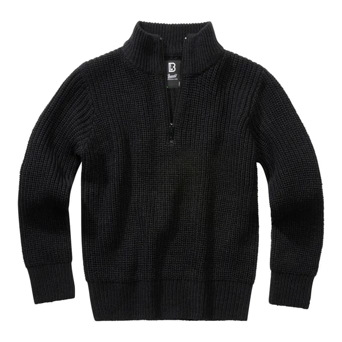 Brandit Sweatshirt voor kinderen - Kids Marine Troyer - voor Kinderen - zwart