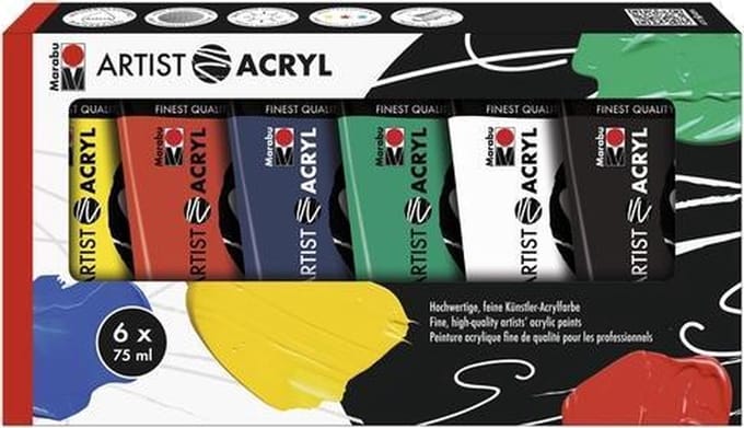 Artist acryl  set 6x75ml