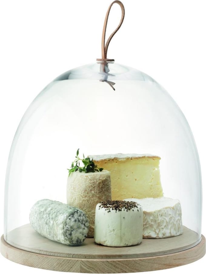 L.S.A. - Ivalo Serveerplateau met Stolp ø 32 cm - Glas - Transparant