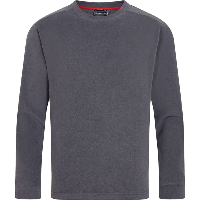 Craghoppers Heren Corey Fleece Top (Black Pepper Marl)