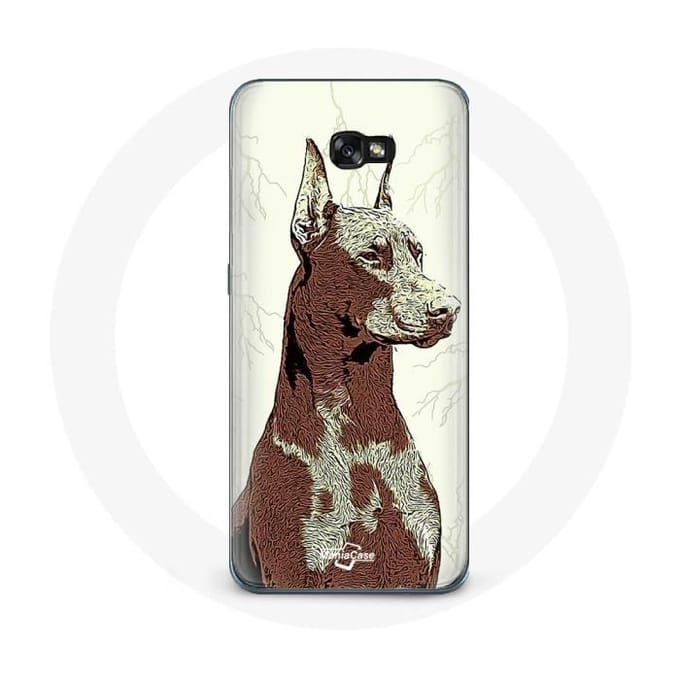 Case voor Samsung Galaxy A8 2016 Doberman hondenras