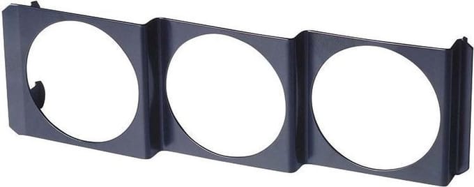 AutoStyle Performance-instrument DIN paneel metaal voor 3x52 mm instrumenten zwart