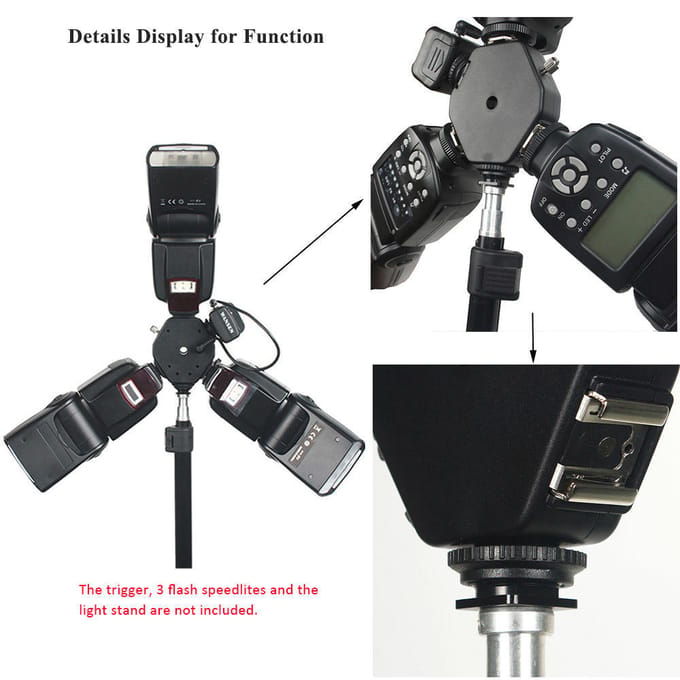 Flits Stroboscoop Barndoor Reflector Diffuser & Honingraat Raster 4X Kleurenfilter gray