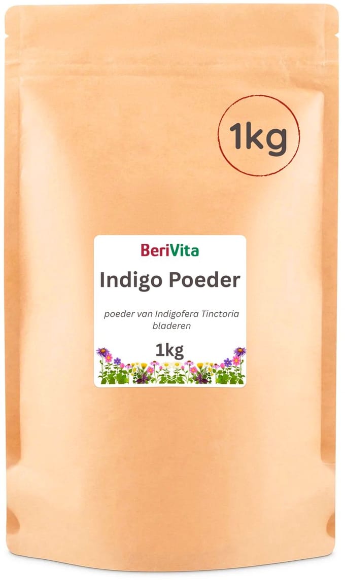 Indigo Poeder 1kg - Natuurlijk & Plantaardig