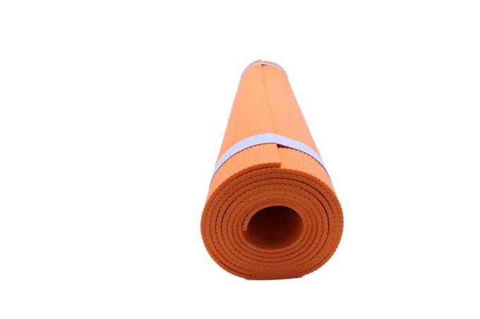 Yoga mat | Oranje | 183 x 61 x 0,4 cm | Inclusief draagtas