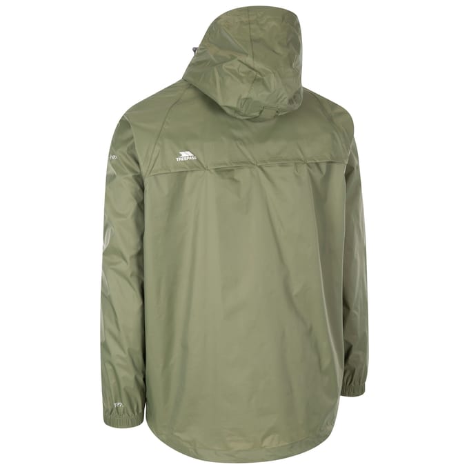 Trespass Volwassenen Unisex Qikpac Packaway Waterdicht Jasje (Mos)