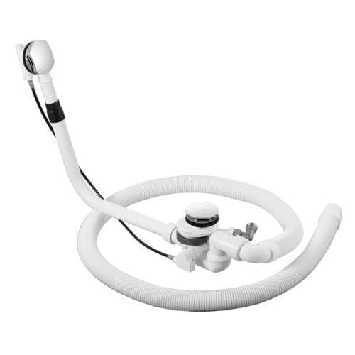 Duravit drain and overflow set Quadroval with bottom inlet 791228000001000