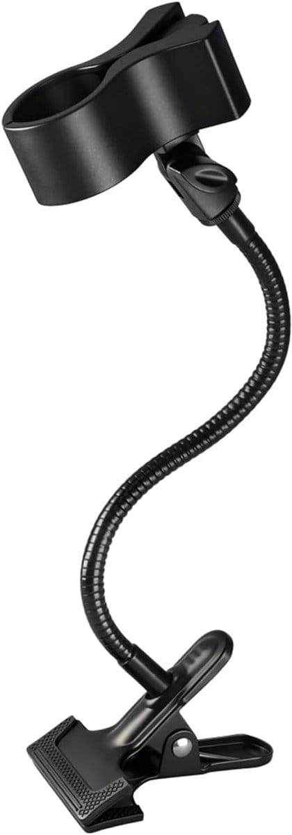 Zwanenhals Microfoon Arm - Flexibele Houder - Podcast Opnames - 360 Graden Draaibaar - 50 cm Lengte - Zwart