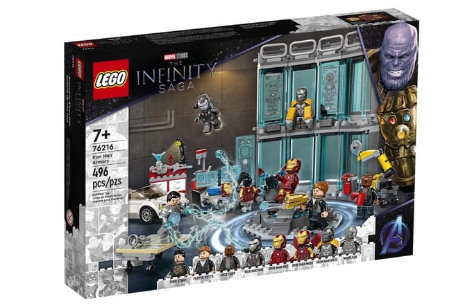 LEGO Marvel Iron Man Wapenkamer - 76216
