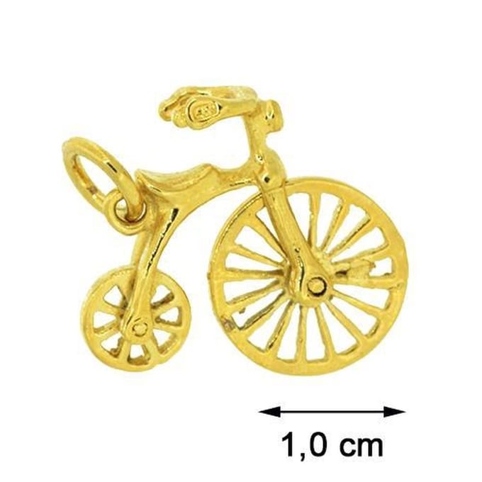 Blinx Jewels Vergulden Hanger Klassieke Fiets