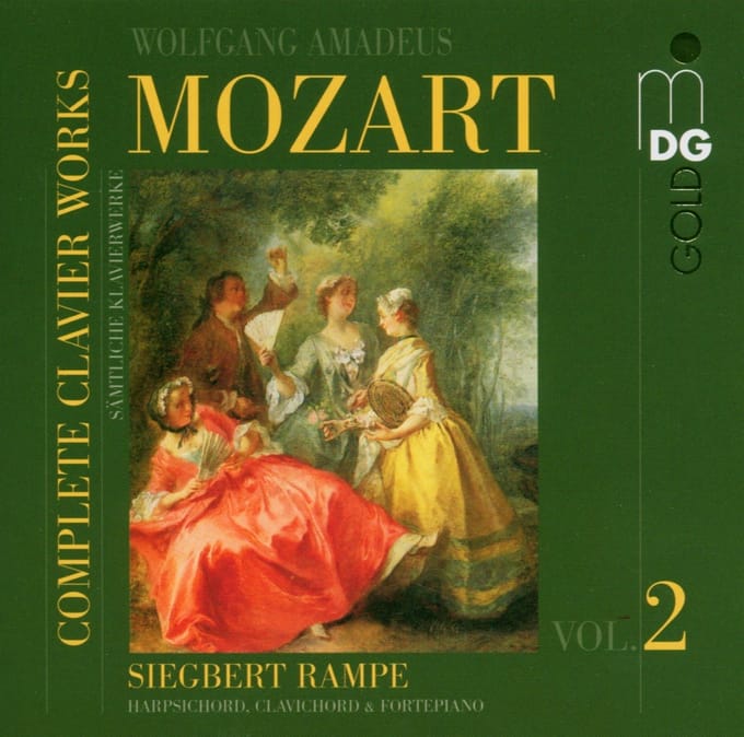Siegbert Rampe - Mozart: Complete Clavier Works Vol. 2 (CD)