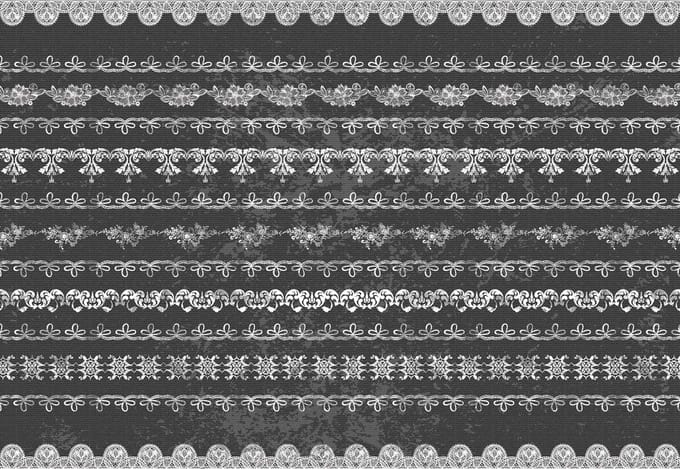 Fotobehang Vintage Pattern | DEUR - 211cm x 90cm | 130g/m2 Vlies