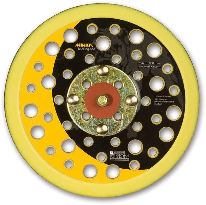 MIRKA Abranet Steunpad 125mm 5/16-Abranet Medium