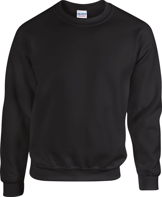 Gildan - Heavy Blend Unisex Sweater - Black maat S