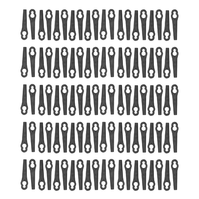 100 stuks Trimmerkop Messen Vervanging Snijmes Voor Grasmaaier Tuinaccessoires