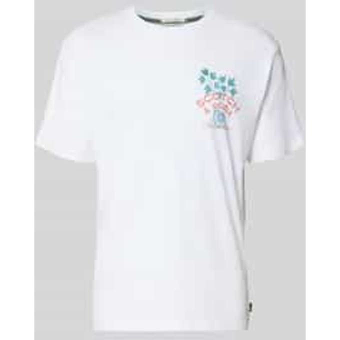 Regular fit t-shirt van puur katoen