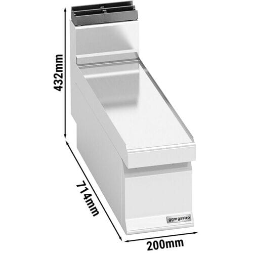 GGM Gastro Neutralelement - 200mm Zilver