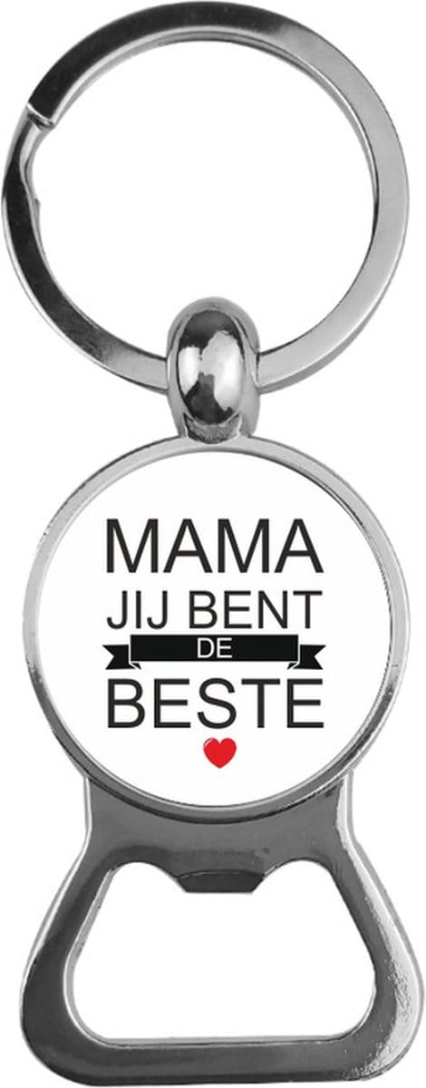 Bieropener Glas -  Mama Jij Bent De Beste
