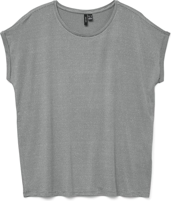 VERO MODA - VMLAVA GLITTER SS TOP STRIPE JRS NOOS - Dames - T-shirts