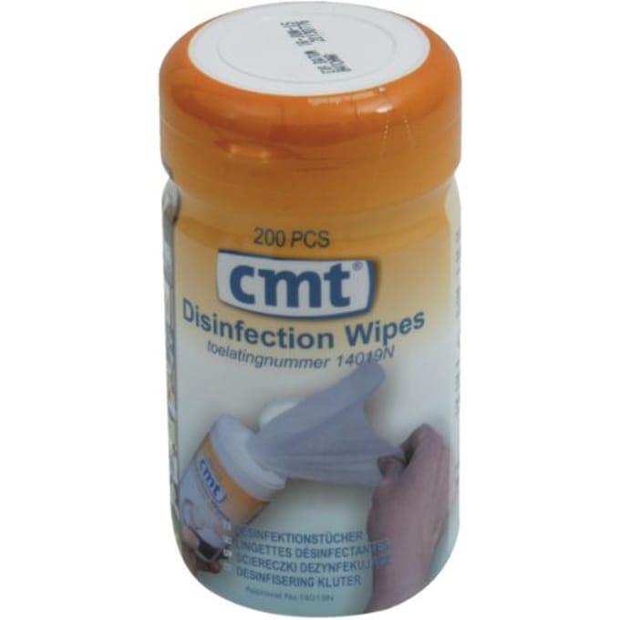 Desinfectiedoekjes CMT pot à 200 stuks
